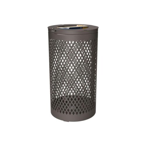 Corbeille de tri LOSANGE, 2x60L