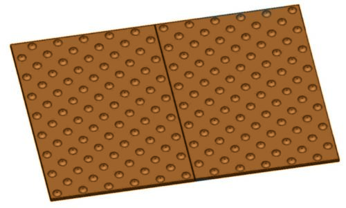 Dalle podotactile en fonte 600x420mm