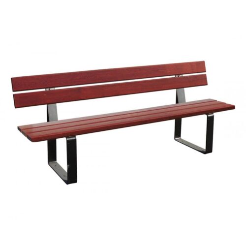 Banc public RIGA en bois de pin, 1800mm