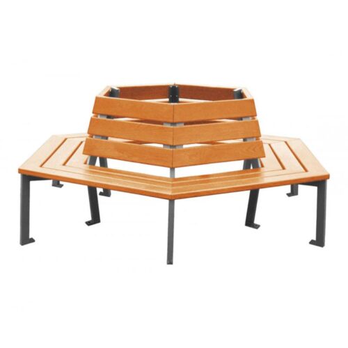 Banc public SILAOS tour d'arbre, diamètre intérieur 100mm