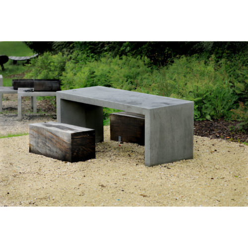 Table TARGA T 110 en béton 2000x800x1100mm