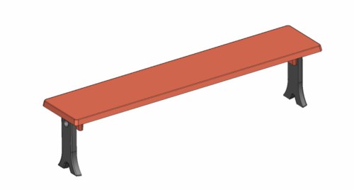 Bandeau de marquage en fonte