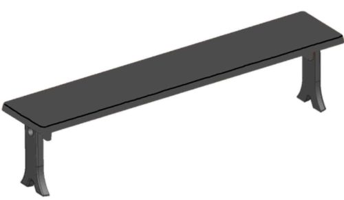 Bandeau de marquage en fonte