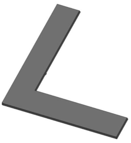 L de marquage en fonte