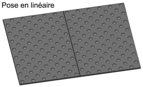 Dalle podotactile en fonte 600x420mm