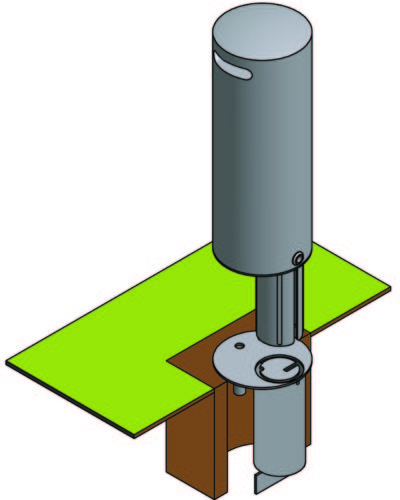 Borne TEMPO Ø219,10mm Amovible