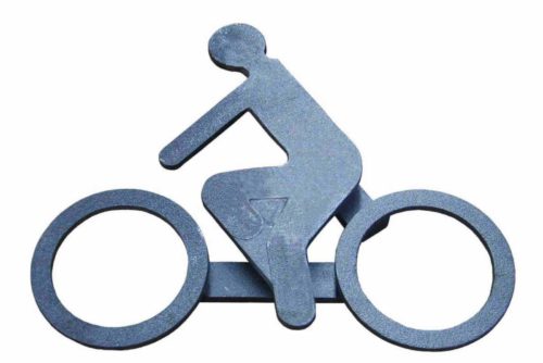 Logo vélo en fonte 300x400mm
