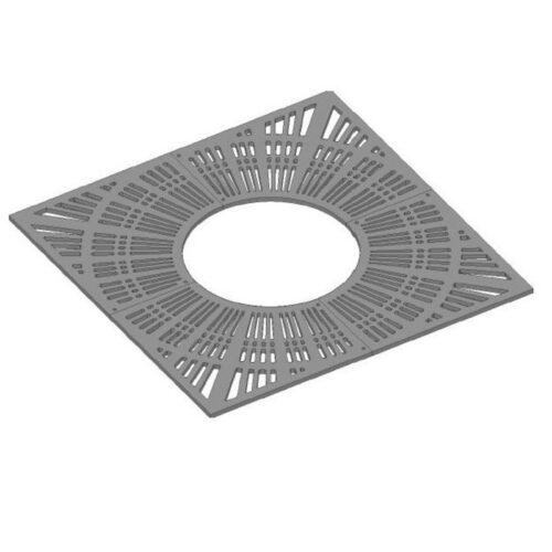 Grille d'arbre en fonte 1500x1500mm