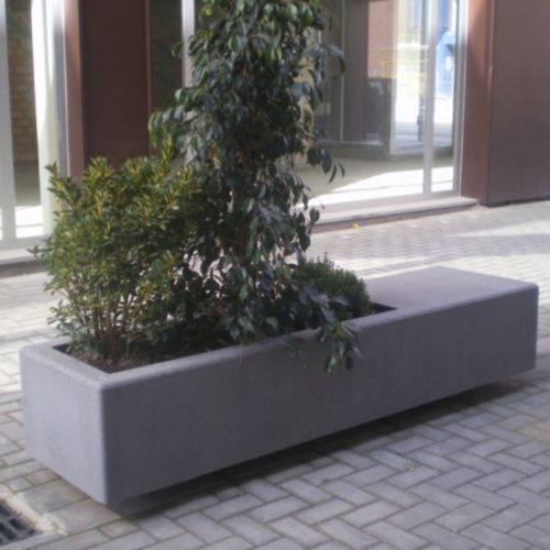 Jardinière GANDHI COMBI en béton 1250/2100x550xh450mm