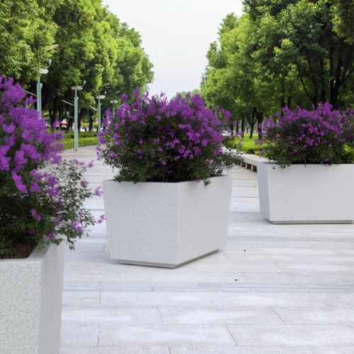 Jardinière béton KONIQ JR120 capacité 265L 1200x600xh600mm