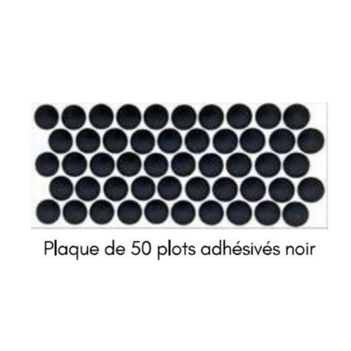 Plot polyamide gris clair préadhésivé