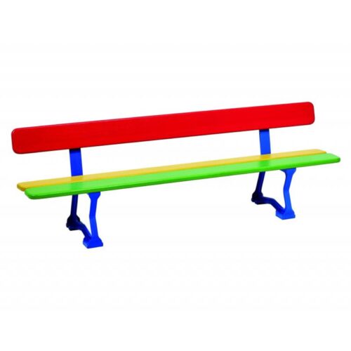 Banc public MORA JUNIOR maternelle, hauteur 270mm