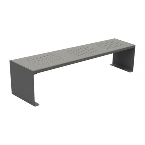 Banquette publique KUB en acier, 1800mm