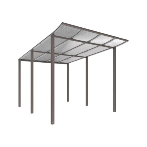 Abri vélos MODULO sans bardage, profondeur 3400mm