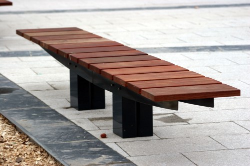 Banquette JOSO BJO2500 lg.2,50 m en bois d'Elondo