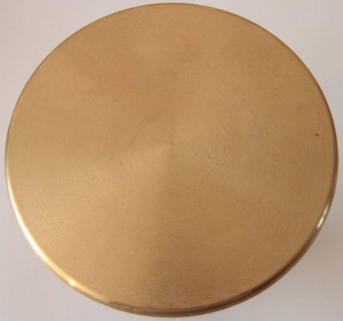 Clou de voirie bronze brossé Ø100mm