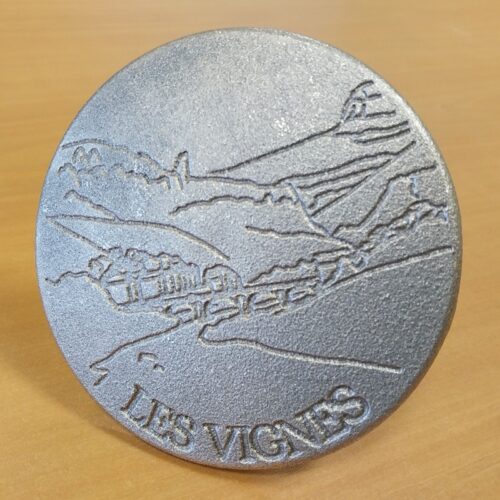 Clou de voirie personnalisé en bronze, Gorges du Tarn