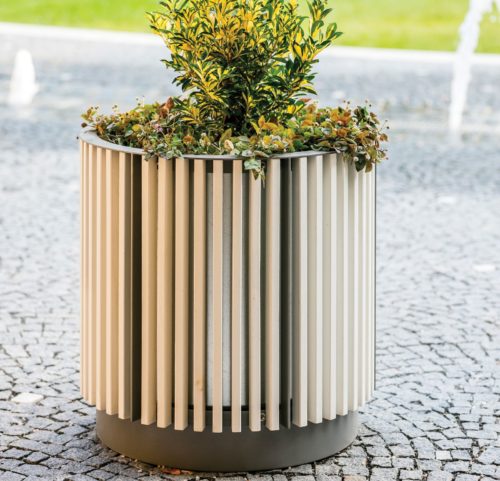 Jardinière FLORIUM 560 L en robinier Ø1000mm