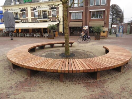 Banquette BRUUT radii A circulaire Ø3150mm