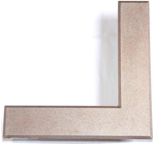 L de marquage en bronze