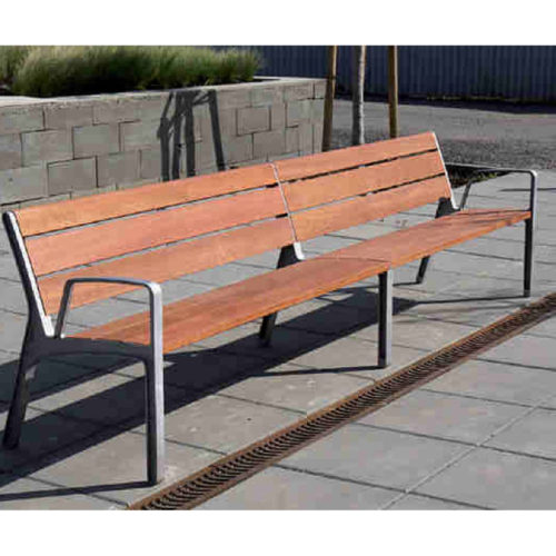 Banc double MIELA LME158y en resysta avec accoudoirs