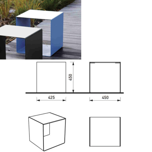 Tabouret RADIUM LRA450