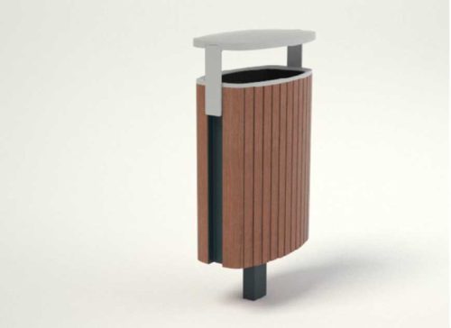 Corbeille MINIUM MIU-B115r 45L en robinier