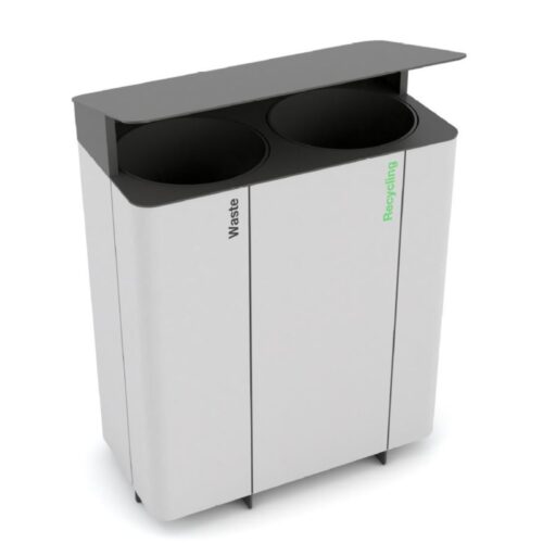 Corbeille de tri NANUK NEXT NXT375 2x50L en acier
