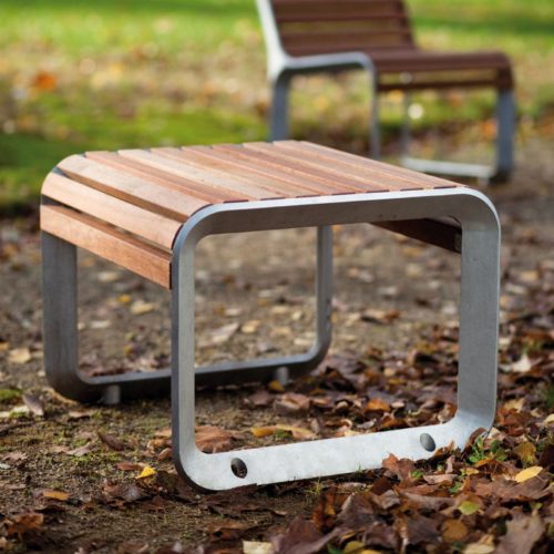 Tabouret PORTIQOA PQA112r en robinier