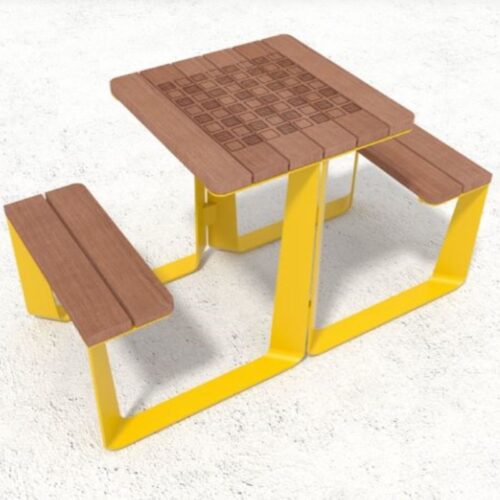 Ensemble RAUTSTER avec échiquier en jatoba