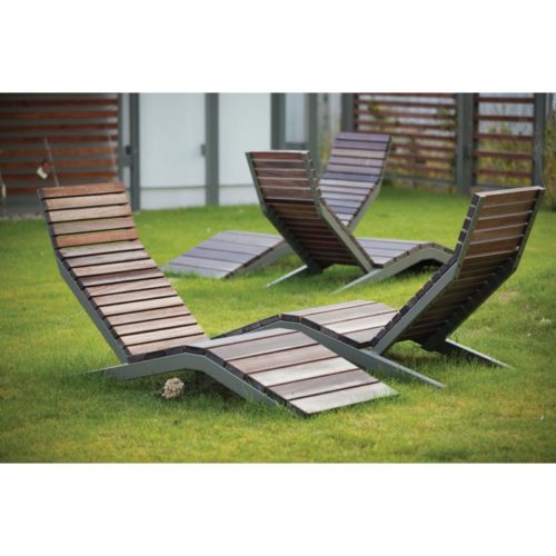 Chaise longue RIVAGE RVA151t en jatoba