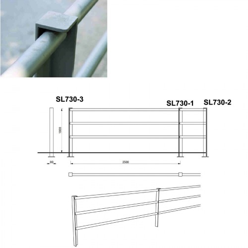 Poteau LOTLIMIT SL730-2