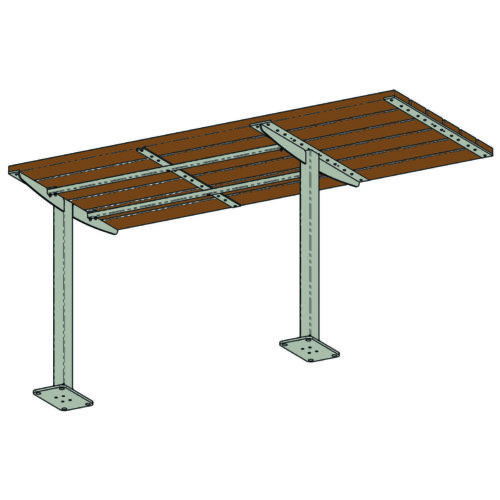 Table de pique nique TBL401tPMR en jatoba, 1800x725mm