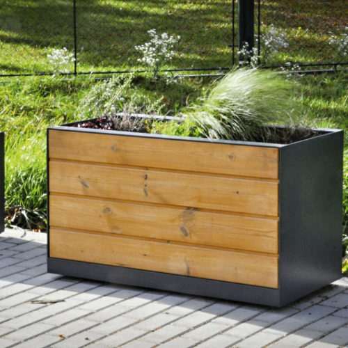 Jardinière PETA - 210L - Chêne 1200x500xh590mm