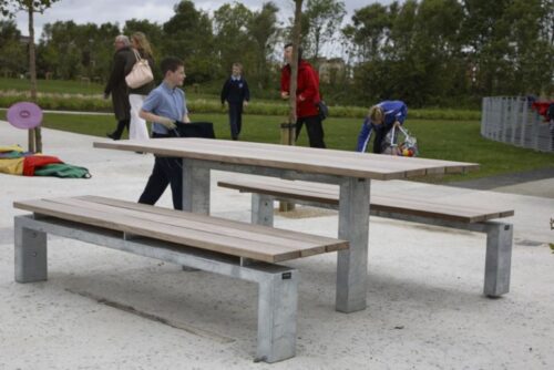 Ensemble de pique nique s96 en bois d'elondo