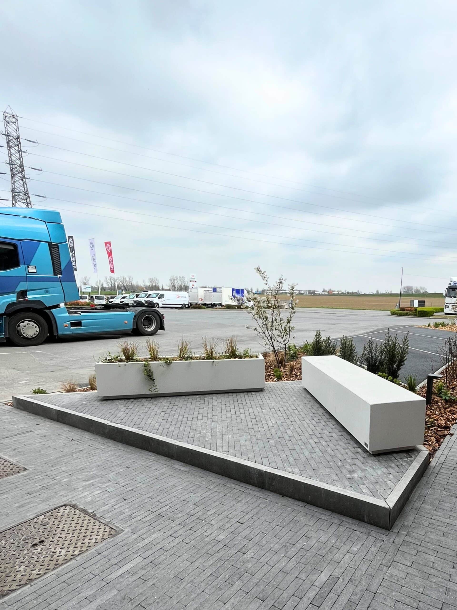 Banc et Jardinière DYNAMIC