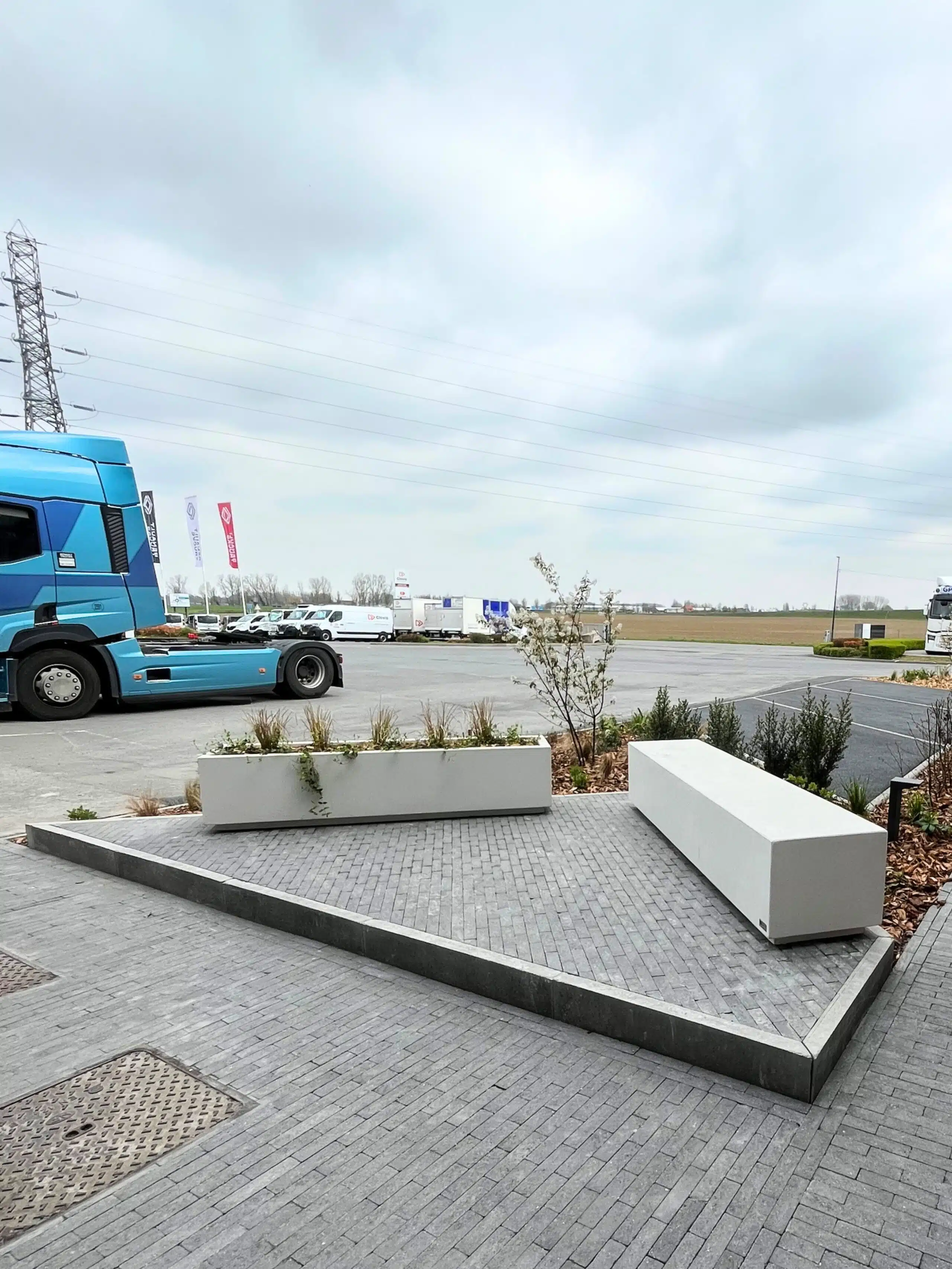 Banc et Jardinière DYNAMIC