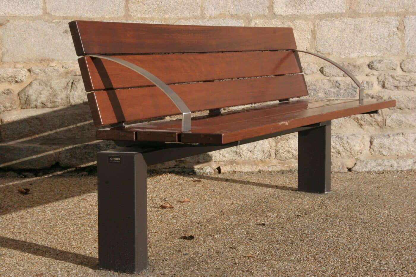 Banc s96 en bois d'iroko