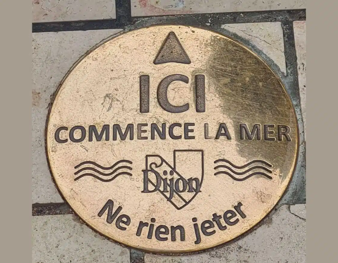 Clou en bronze personnalisé pour sensibiliser à la protection des eaux